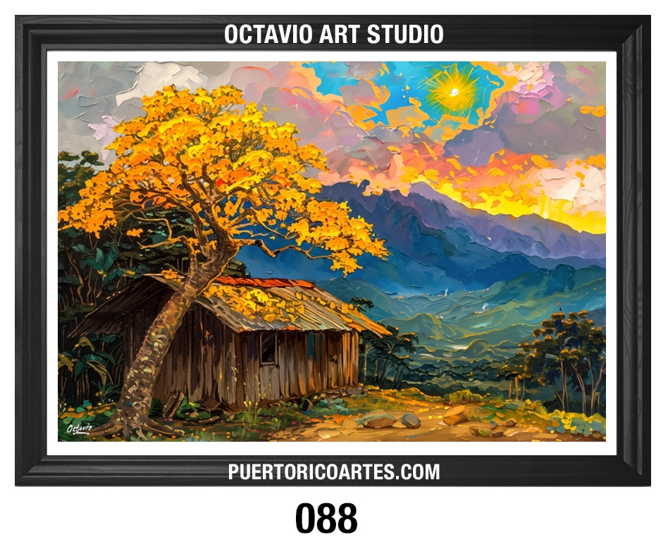 PR-088 – Casita de Campo y Flamboyán Amarillo II