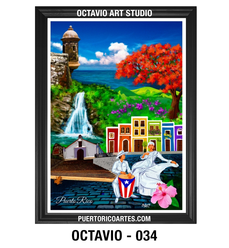 PR-034 Estampas de Puerto Rico (Vertical)