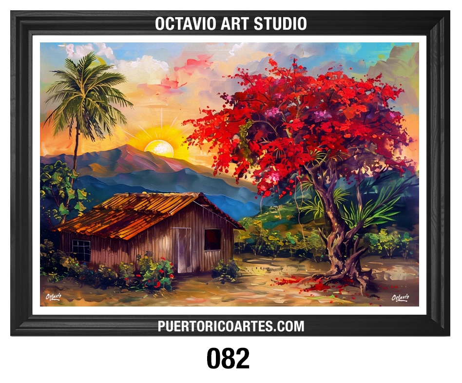 PR-082 – Casita de Campo y Flamboyán Rojo II