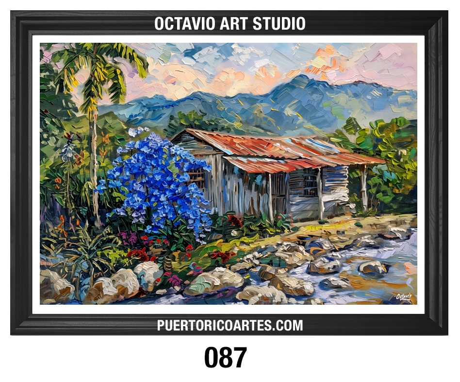 PR-087 – Casita y Jacaranda con Río