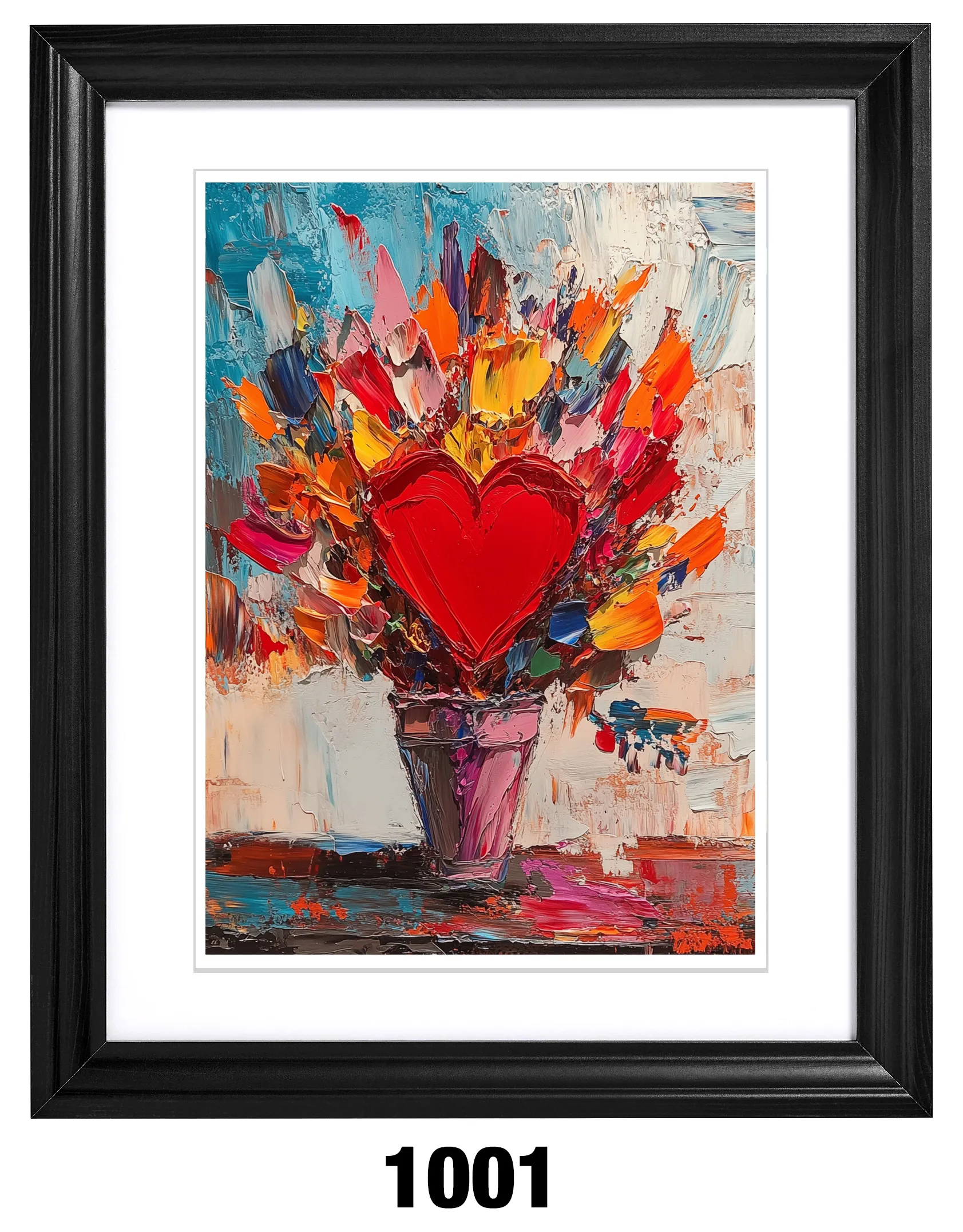 A-1001 Planta de Corazón de Colores