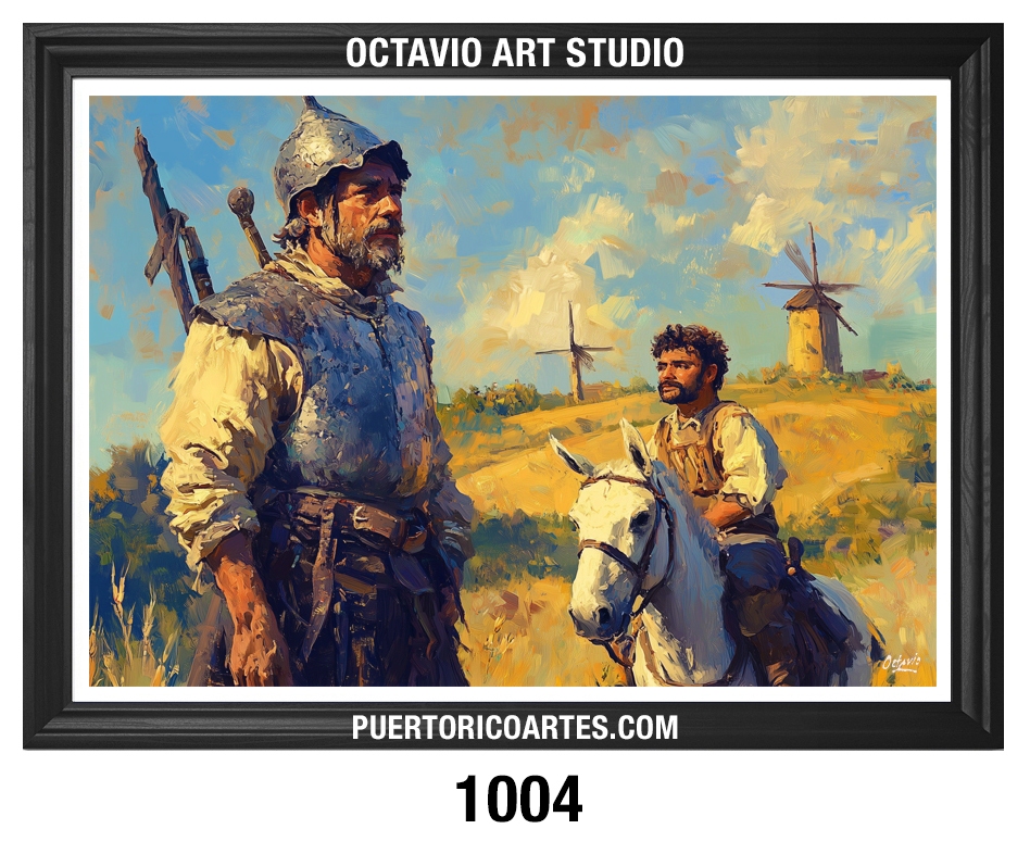 G-1004 Don Quijote de la Mancha y Sancho Panza IV