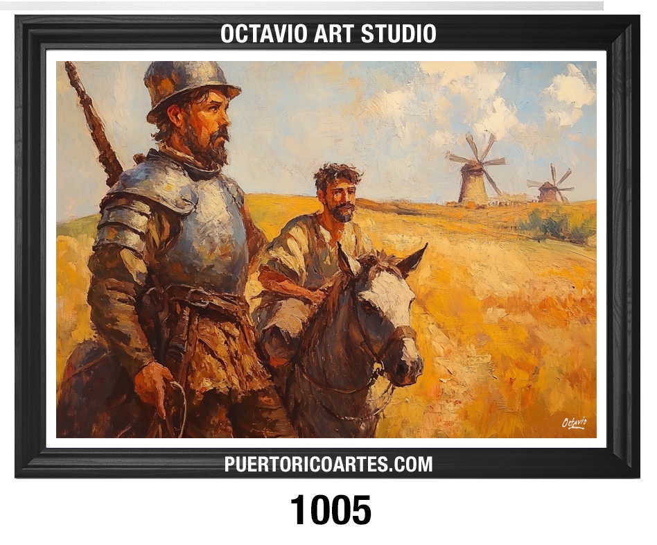 G-1005 Don Quijote de la Mancha y Sancho Panza II