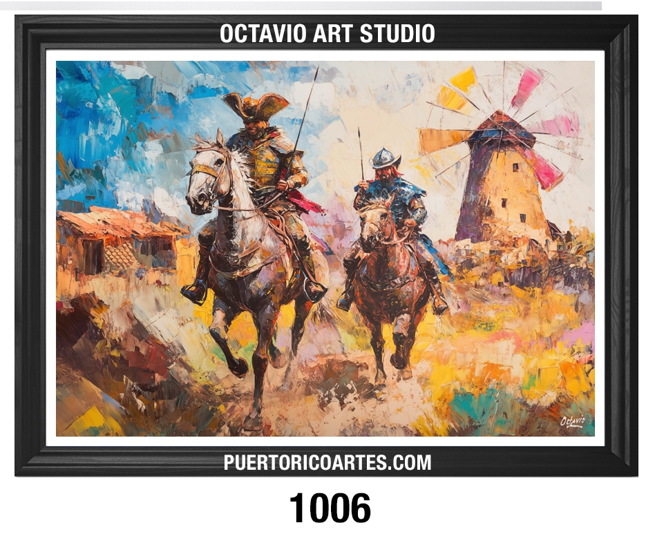 G-1006 Don Quijote de la Mancha y Sancho Panza III