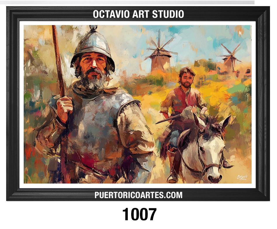 G-1007 Don Quijote de la Mancha y Sancho Panza I