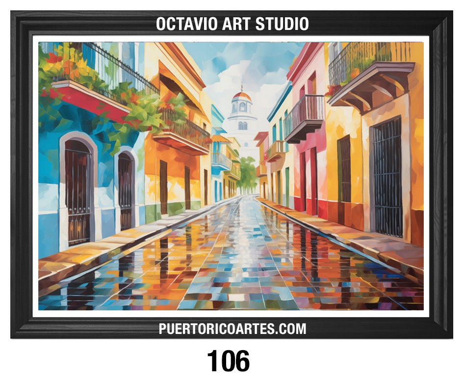 PR-106 Coloridas Calles de Viejo San Juan v7