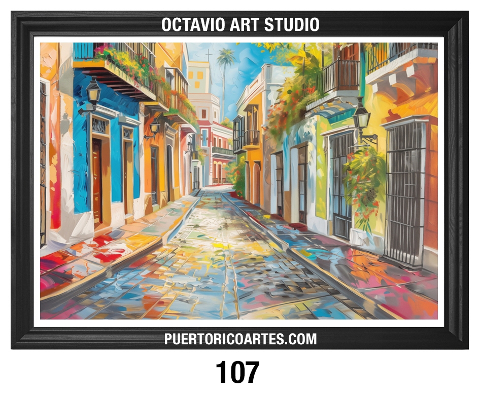 PR-107 Coloridas Calles de Viejo San Juan v6
