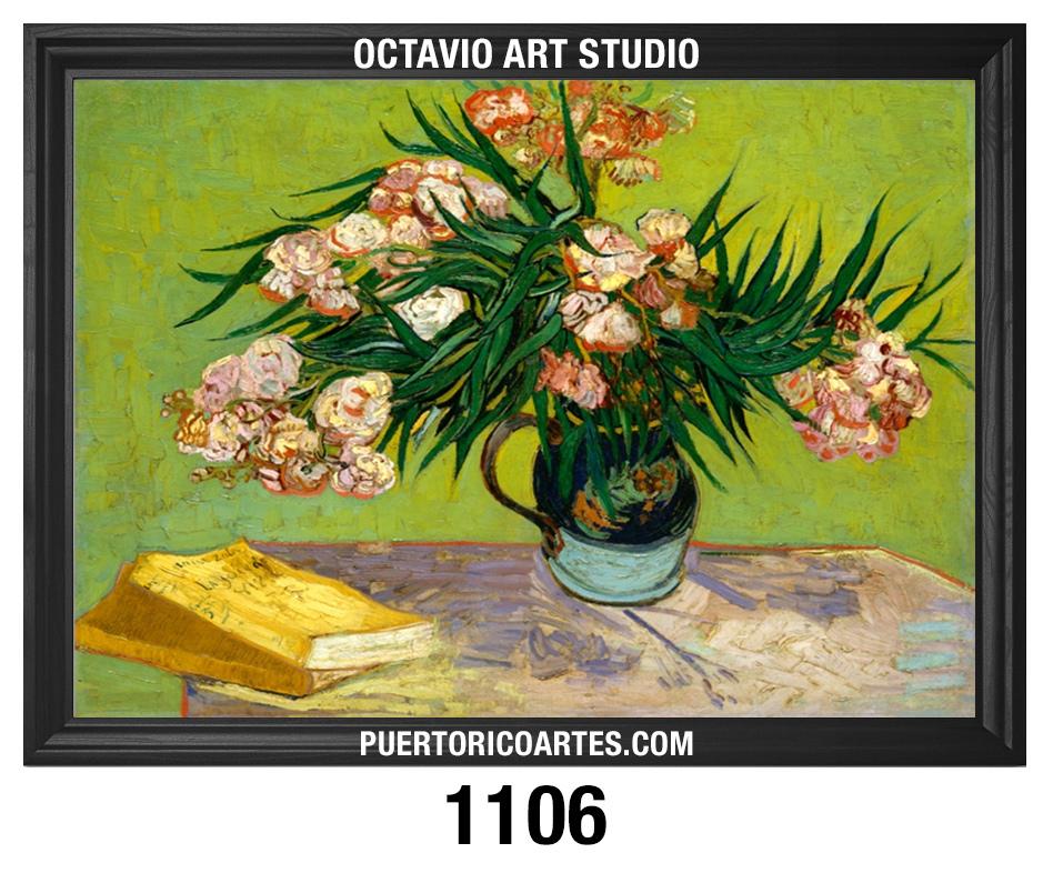 PF-1106 – Oleanders – Vincent Van Gogh (1888) PF-1106 - Oleanders - Vincent Van Gogh (1888)