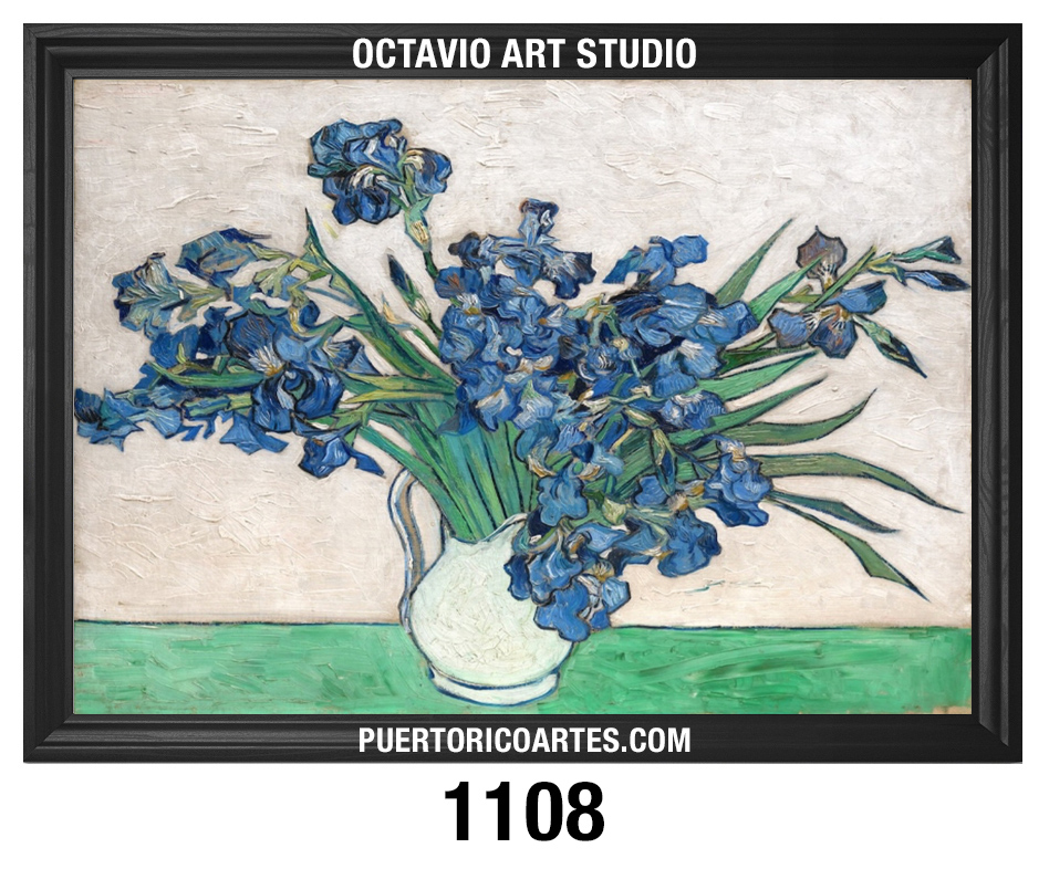 PF-1108 – Irises – Vincent Van Gogh (1890) PF-1108 - Irises - Vincent Van Gogh (1890)