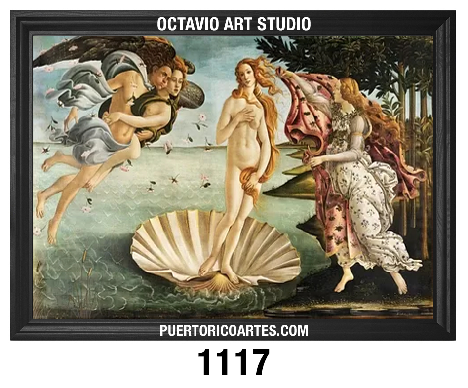 PF-1117 Birth of Venus – Sandro Botticelli (1480) PF-1117 Birth of Venus - Sandro Botticelli (1480)