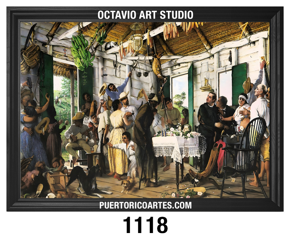 PF-1118 El Velorio - Francisco Oller y Cestero (1893)