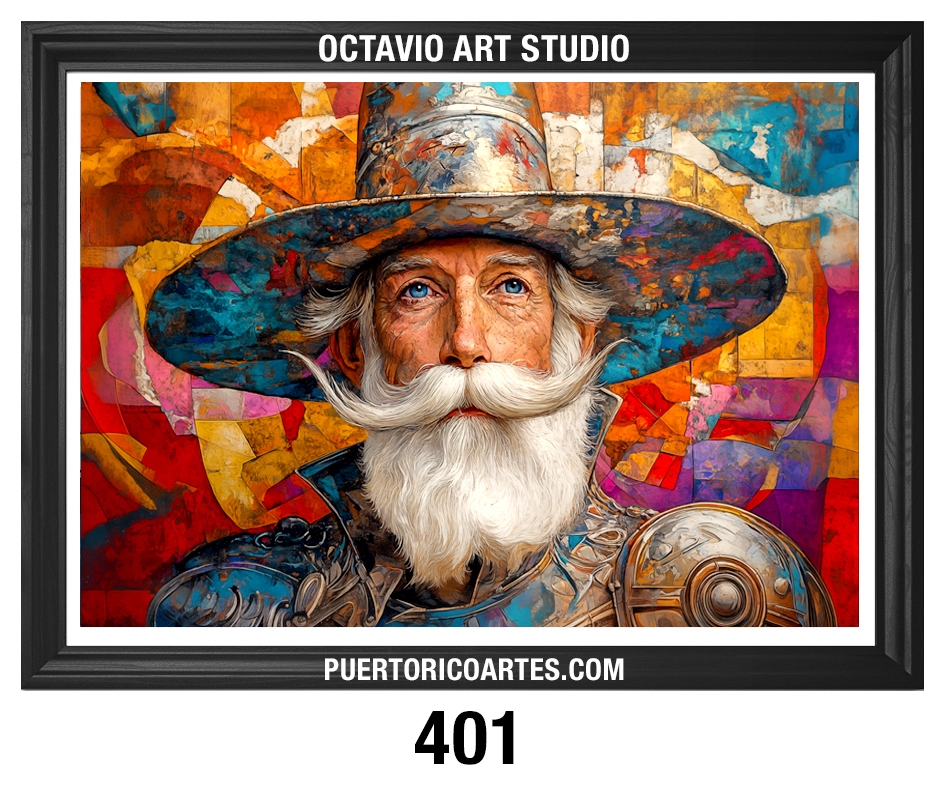 G-401 Perfil de Don Quijote de la Mancha X