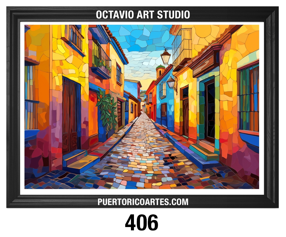 PR-406 Coloridas Calles de Viejo San Juan v2