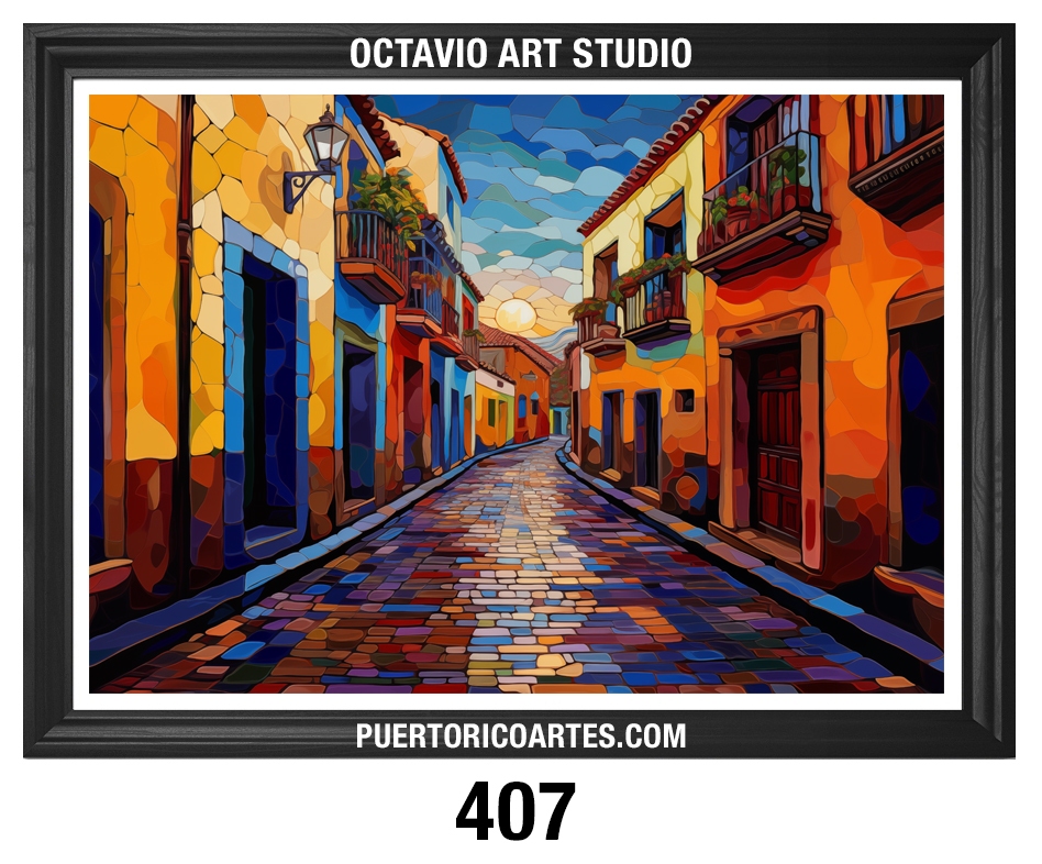 PR-407 Coloridas Calles de Viejo San Juan v1