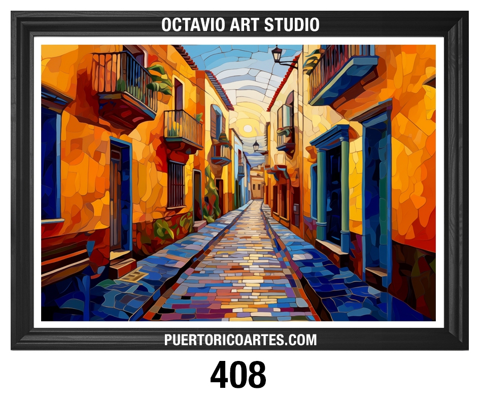 PR-408 Coloridas Calles de Viejo San Juan v3