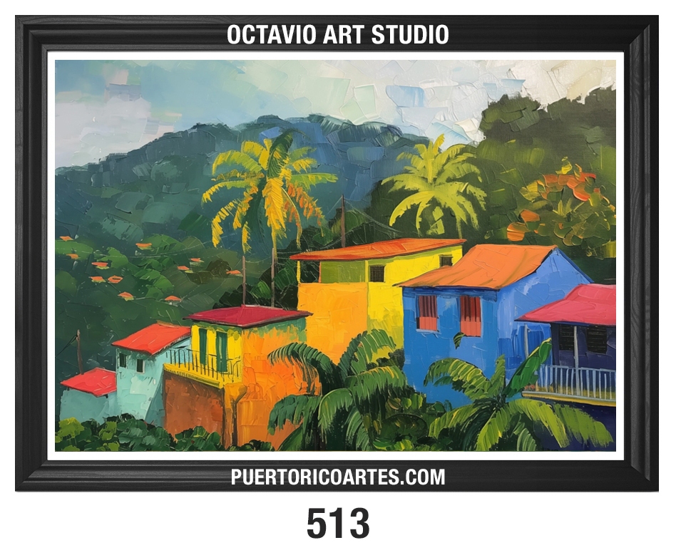 A-513 Casitas de Campo de Colores en la Montaña