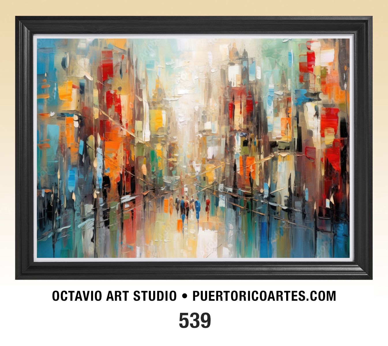 A-539 Ciudad y Gente Abstracta I