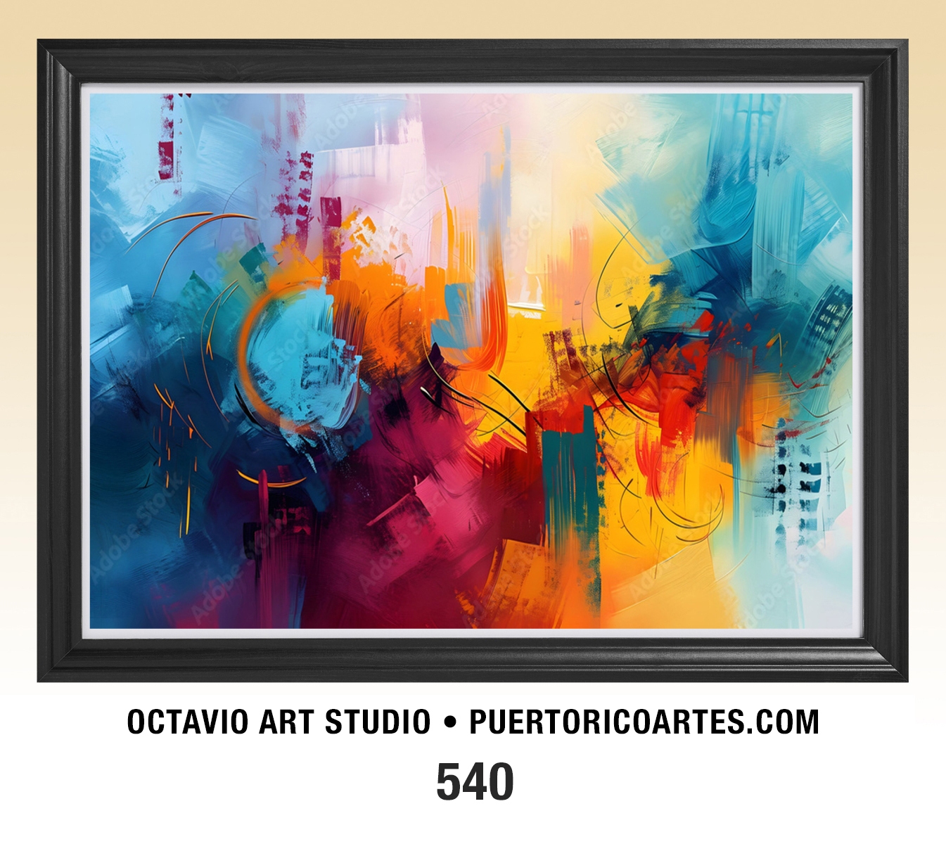 A-540 Abstracto de Colores I