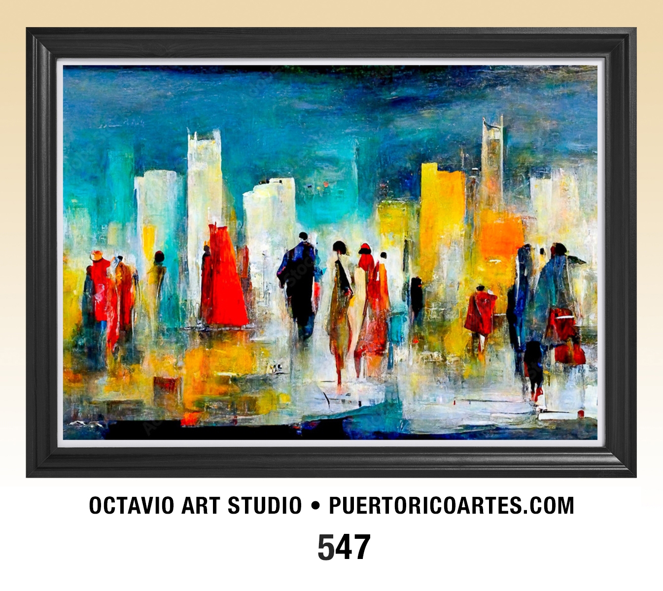 A-547 Ciudad y Gente Abstracta II