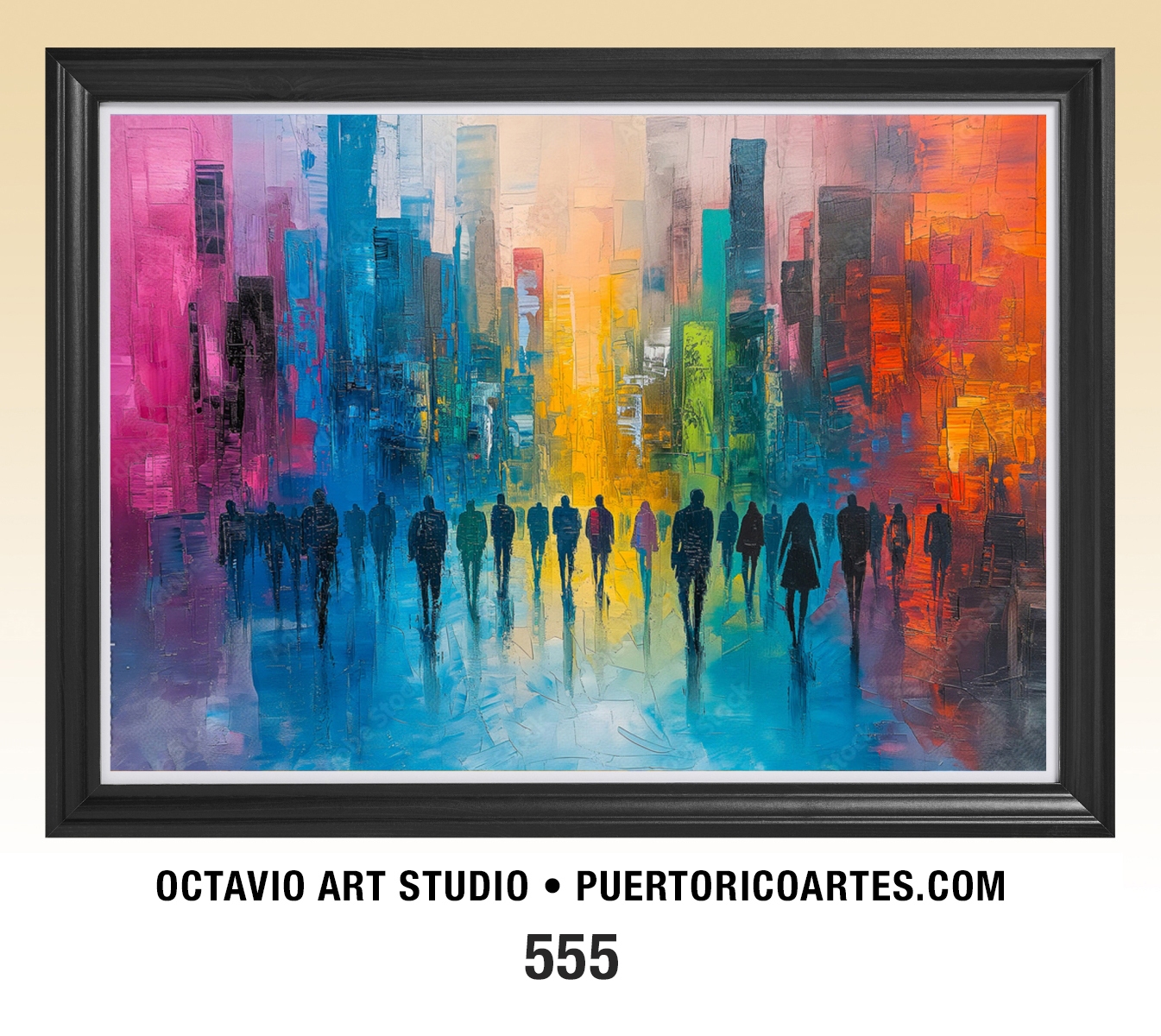 A-555 Ciudad y Gente Abstracta III