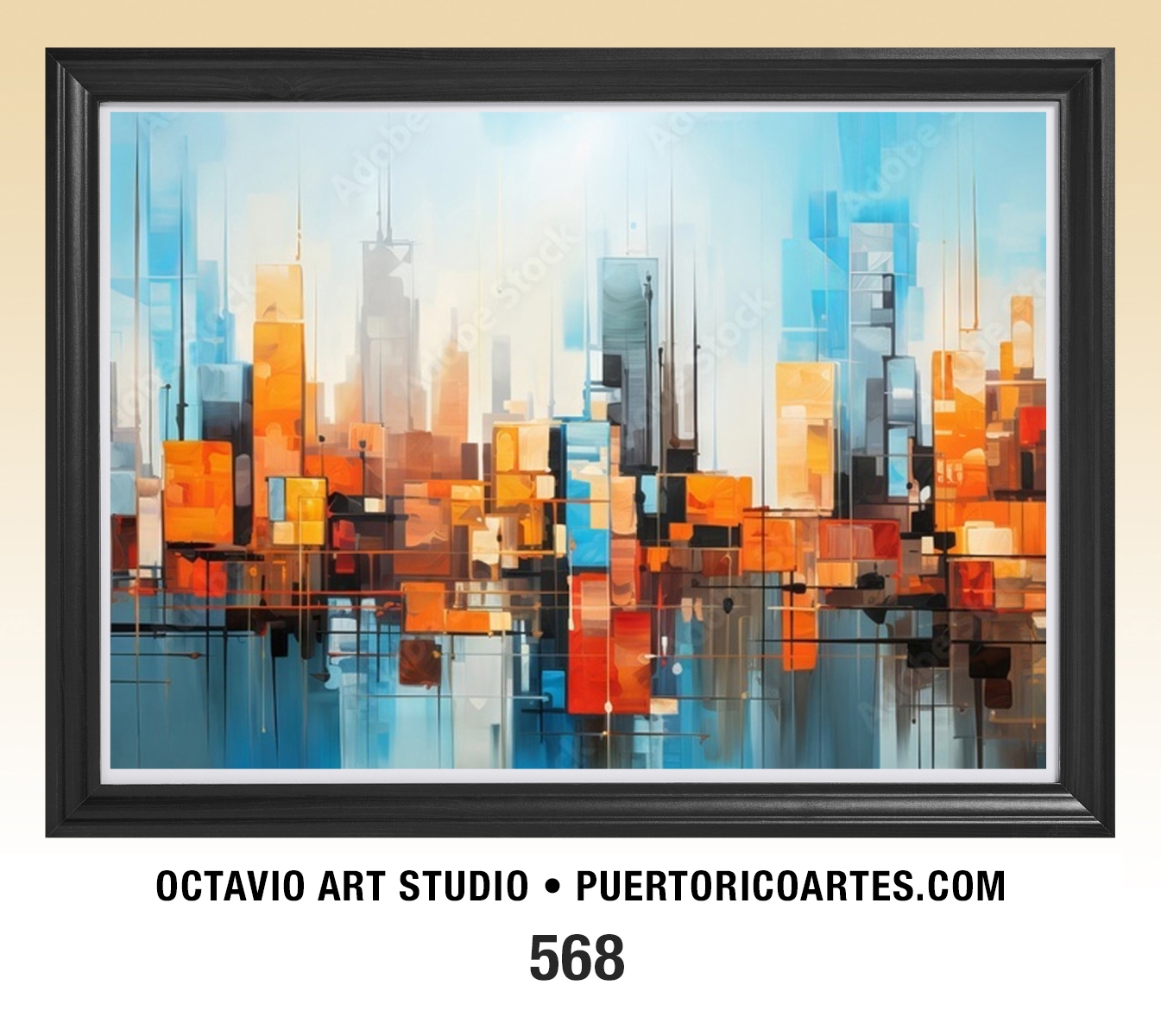 A-568 Ciudad Metropolitana Abstracta I