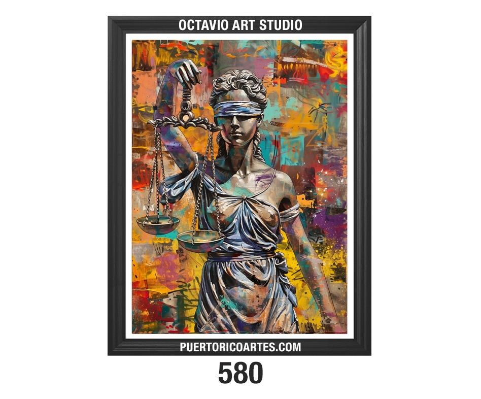 A-580 Dama de la Justicia Abstracta IV