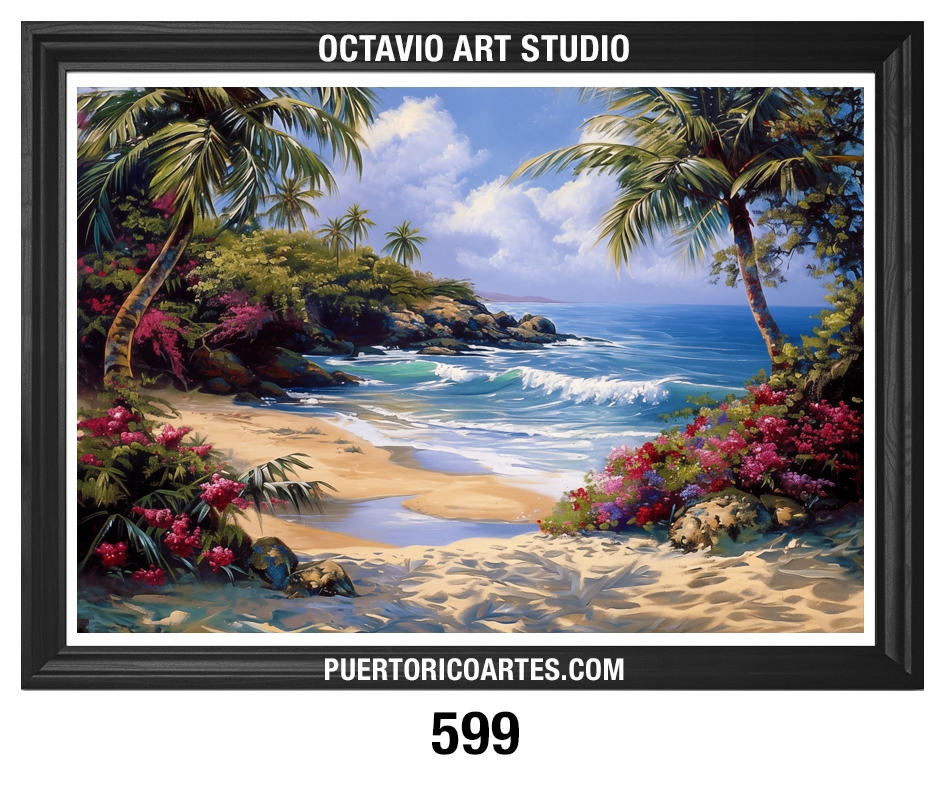 PR-599 Playa, Olas, Palmeras y Flores I