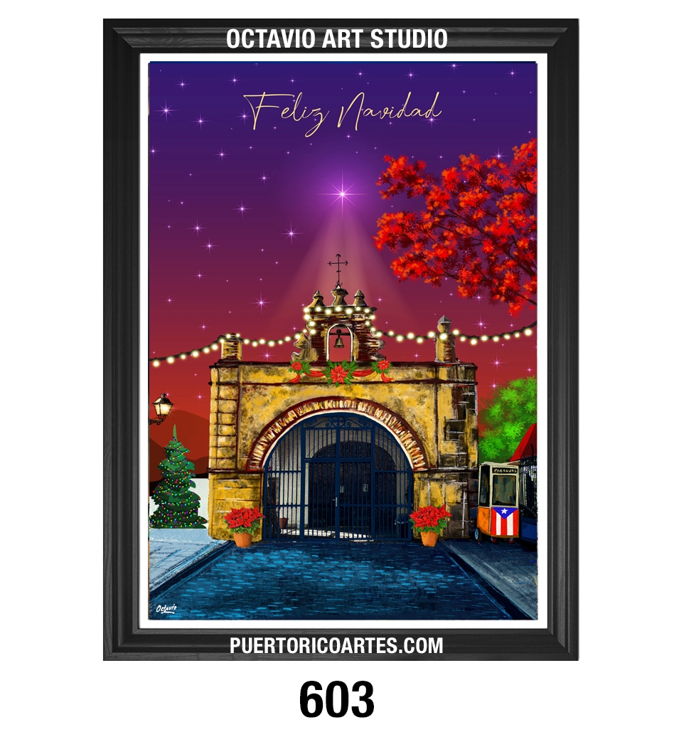 PR-603 Capilla de Cristo de Noche en Navidad (Vertical)