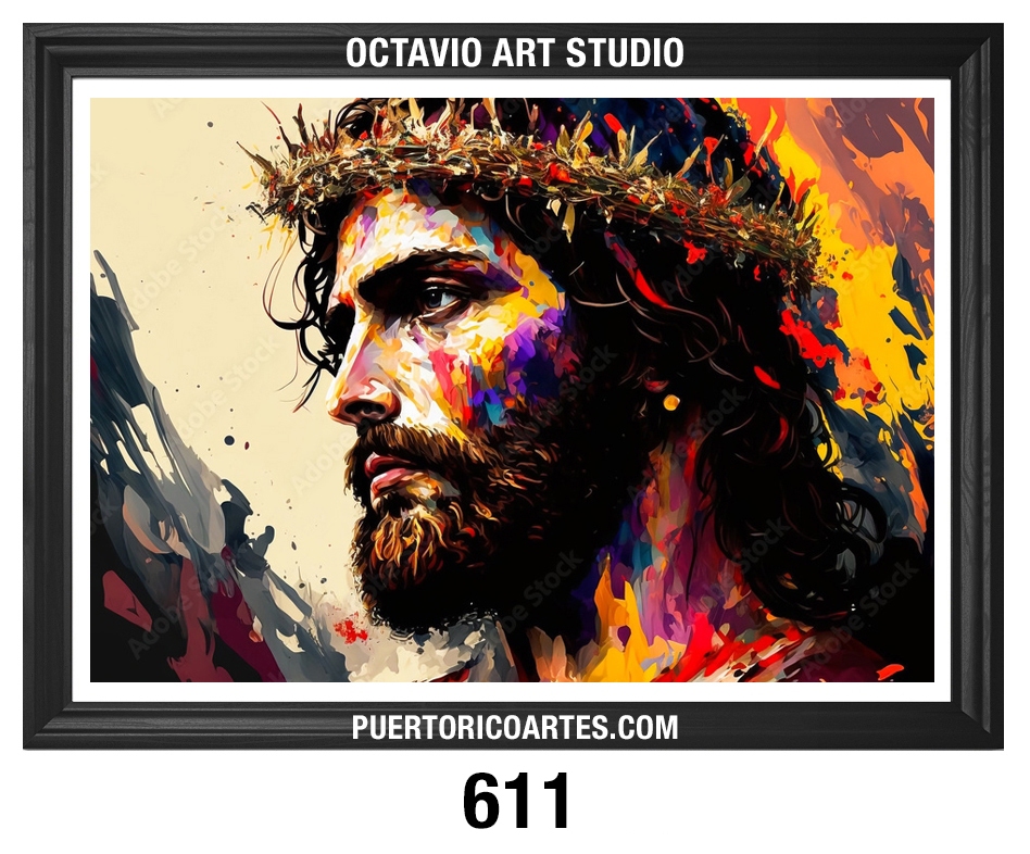 RE-611 Jesús de Perfil con Corona de Espinas II