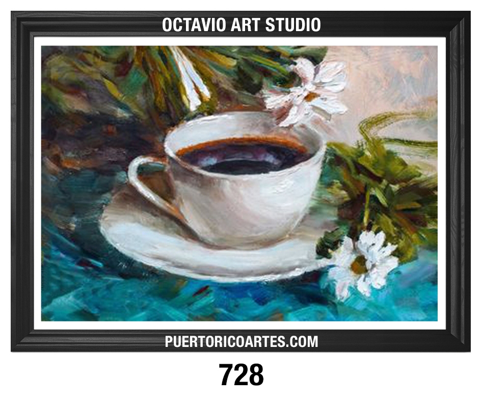 PR-728 Taza de Café con Margaritas