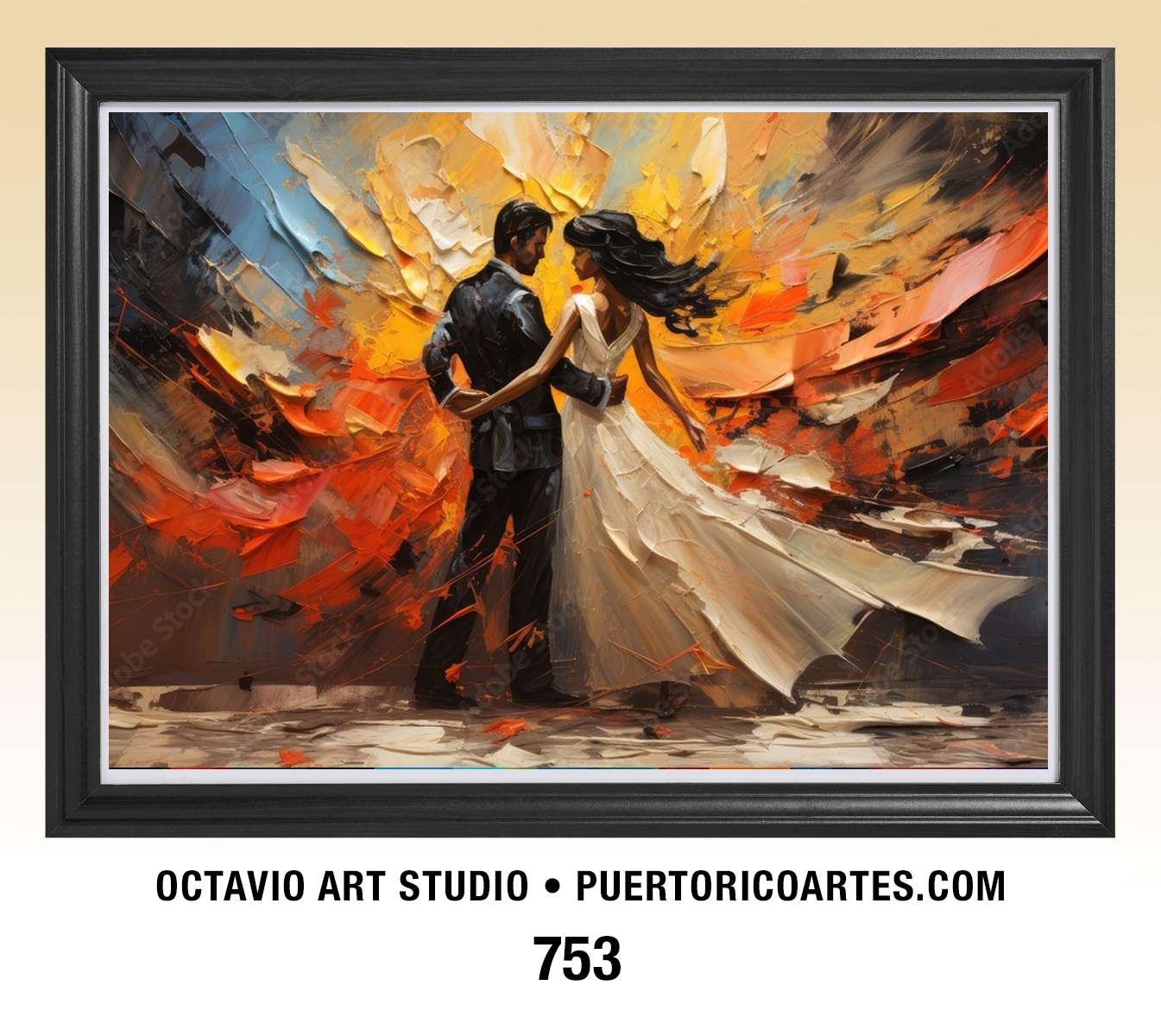 G-753 Pareja de Blanco y Negro