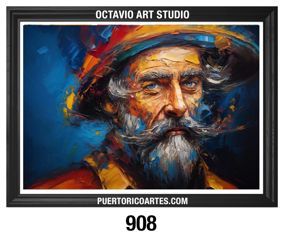 G-908 Perfil de Don Quijote de la Mancha VIII