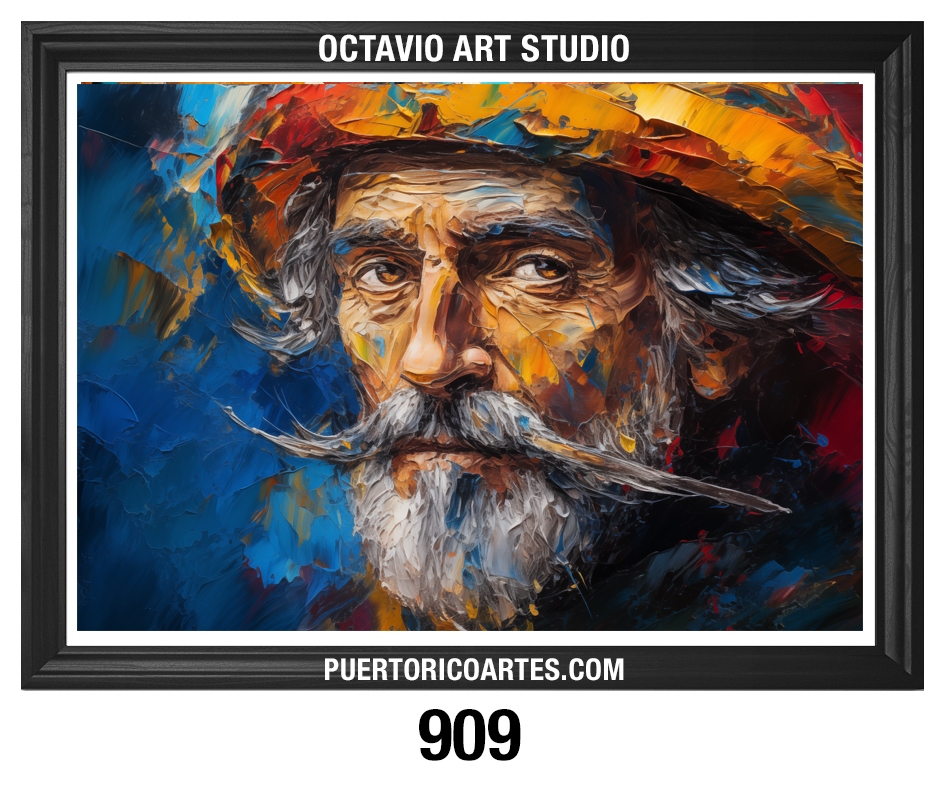 G-909 Perfil de Don Quijote de la Mancha IX