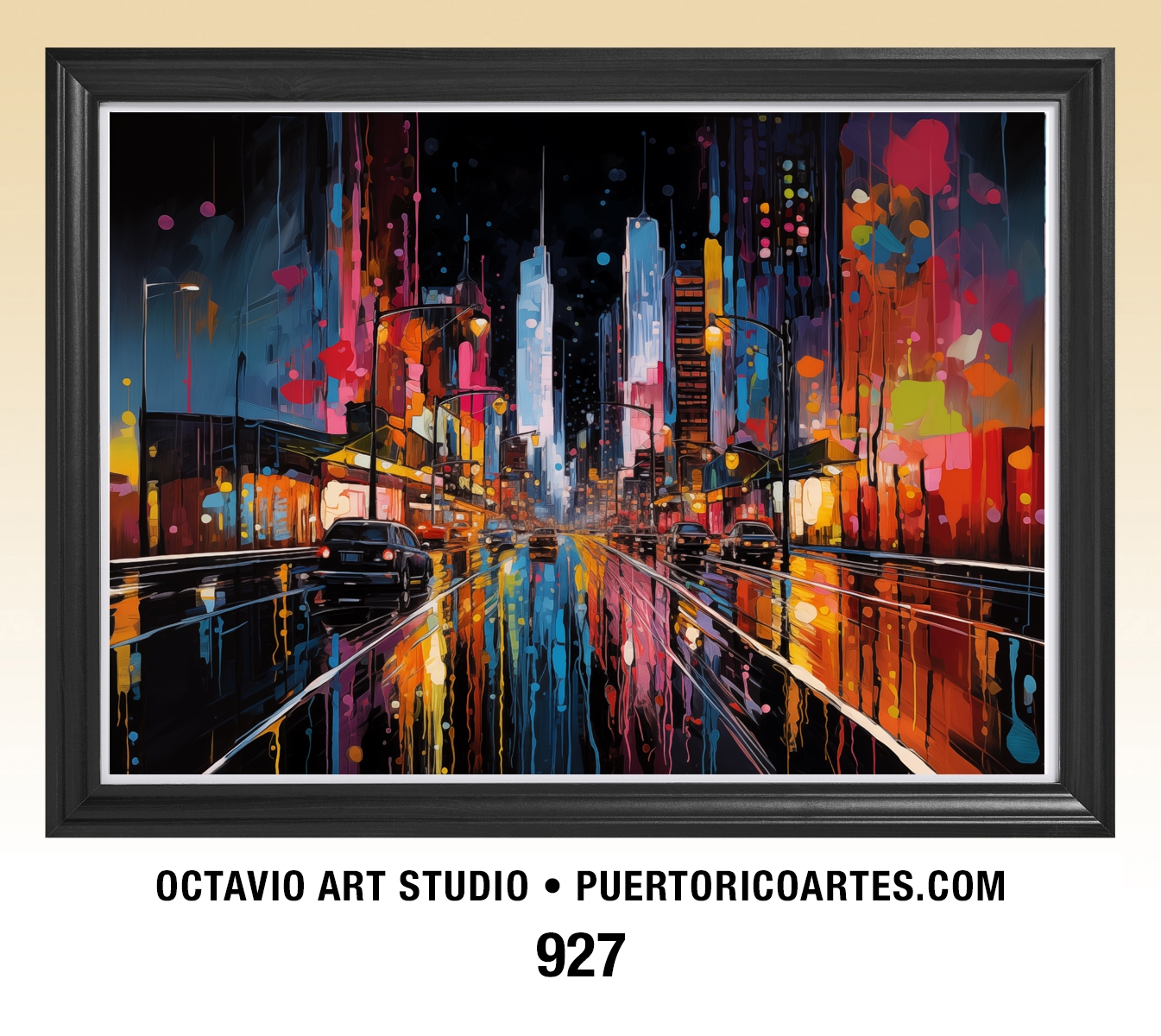 A-927 Reflejos de la Ciudad de Noche