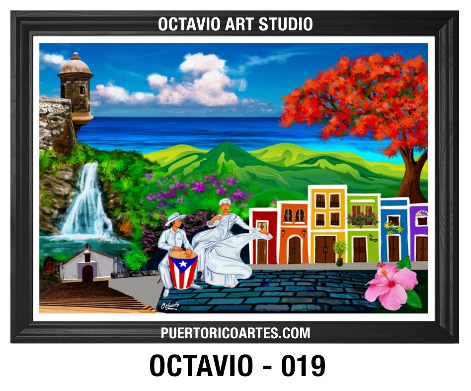 PR-019 Estampas de Puerto Rico (Horizontal)