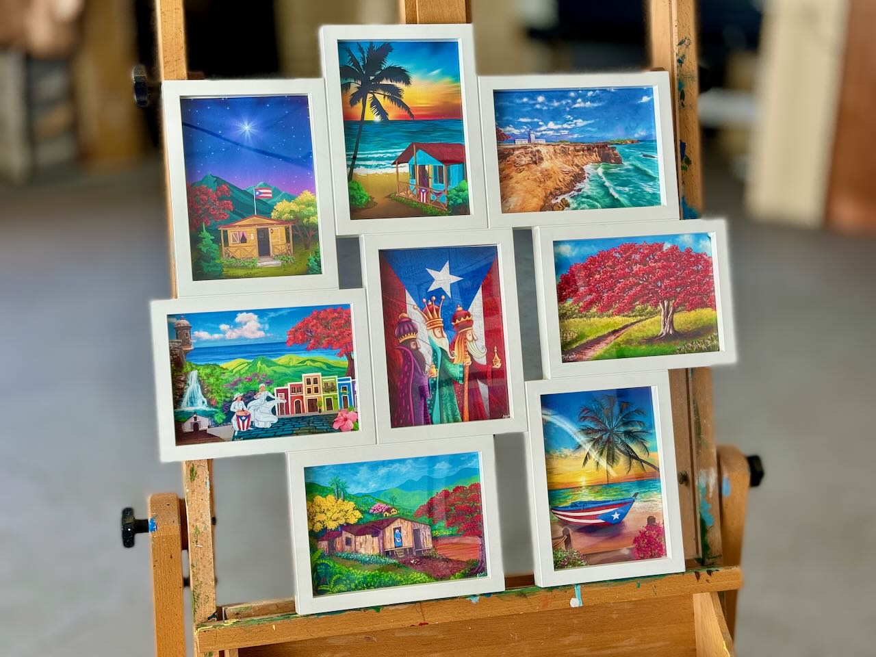 CO-008 Collage de 8 imágenes 21″x22″