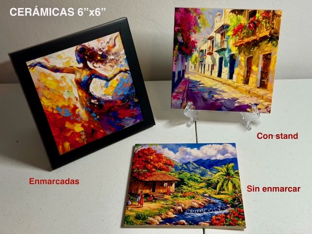 Finas Lozas de Cerámicas 6″x6″