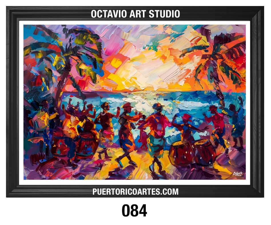 PR-084 Bembé en la Playa al Atardecer