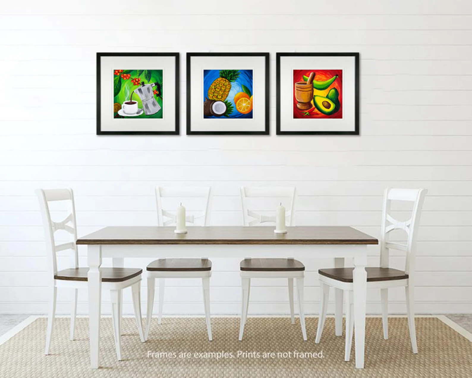 Tríptico de Cocina de Puerto Rico