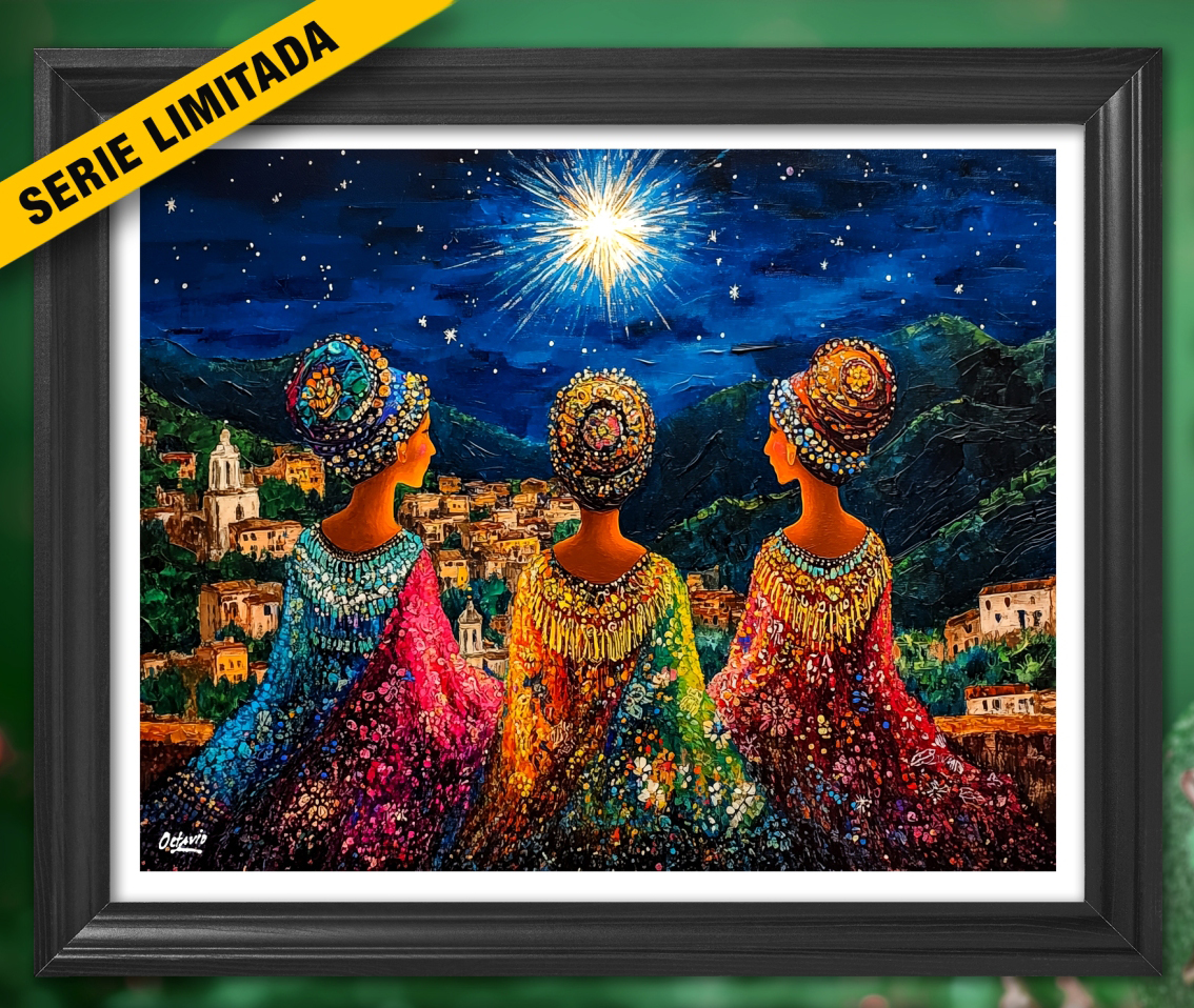 R244 Reinas mirando el pueblo II