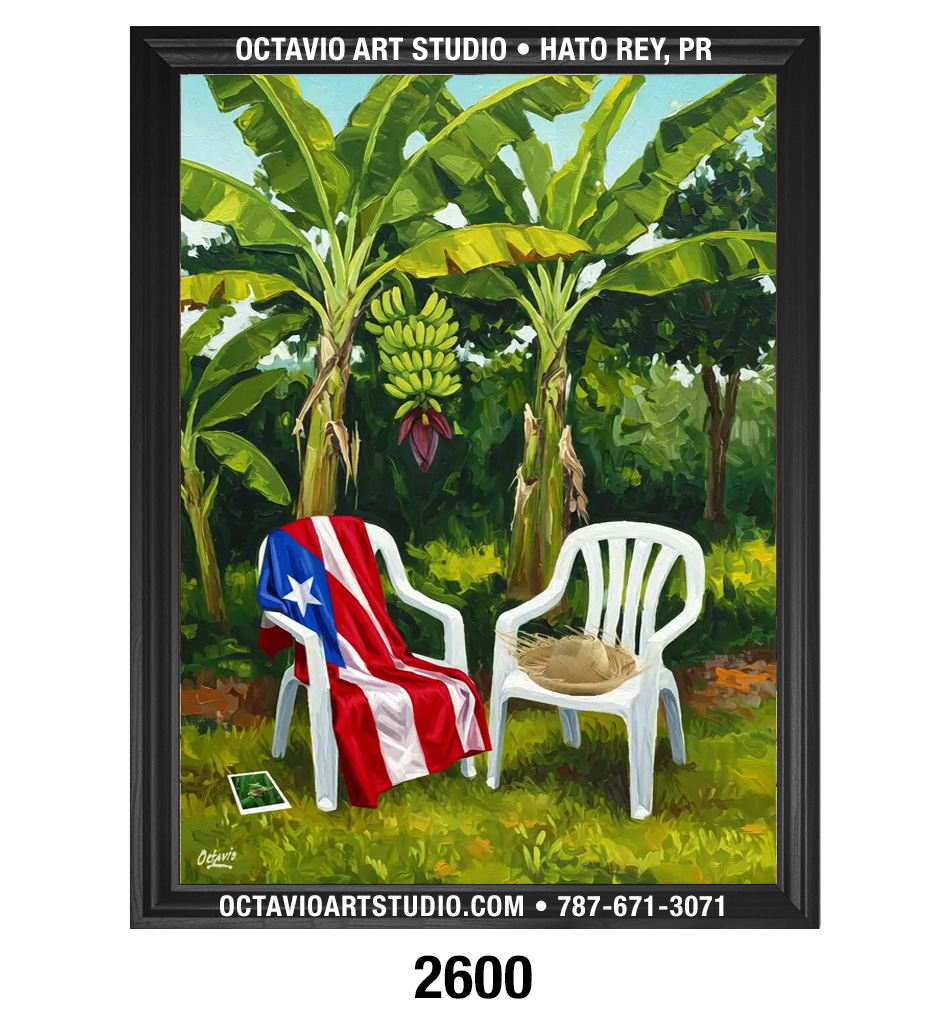 PR-2600 Debí haber pintado más (DHPM) Arte (Giclée sobre tela) - Octavio (Inspirado por DTMF de Bad Bunny)