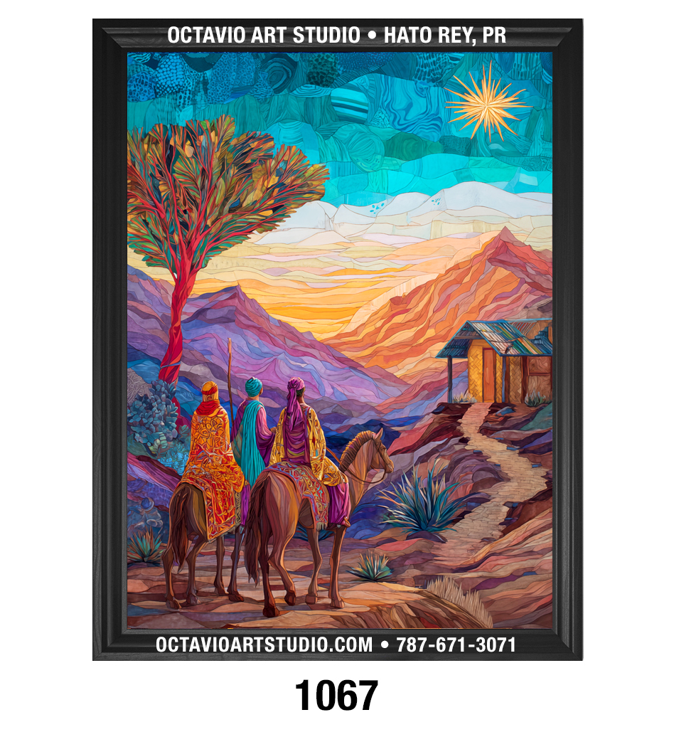 PR-1067 Reyes a Caballo a Casita de Madera B