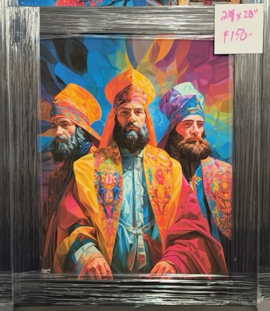 R249 Tres Reyes Sabios II - Enmarcado Profesional 24"x20" (Vertical)