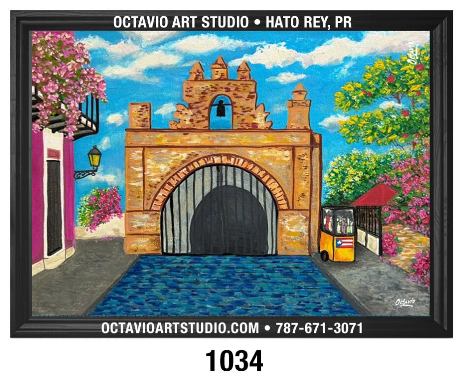 PR-1034 Capilla del Cristo Viejo San Juan con Balcones y Flores